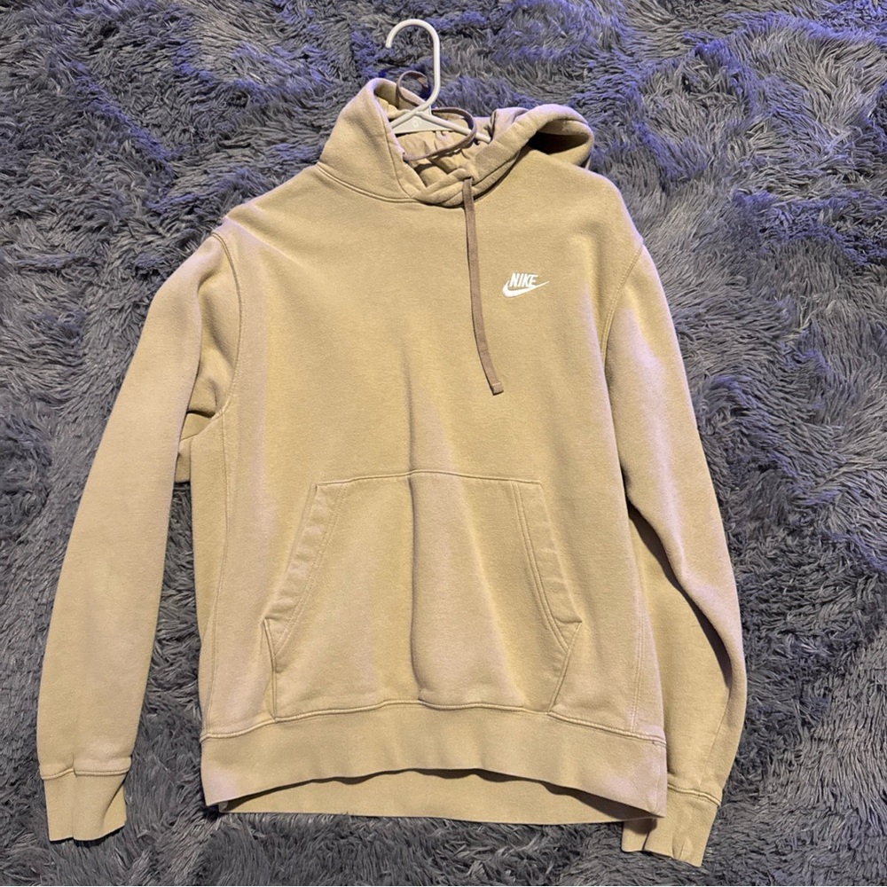 Nike Beige Pullover Hoodie